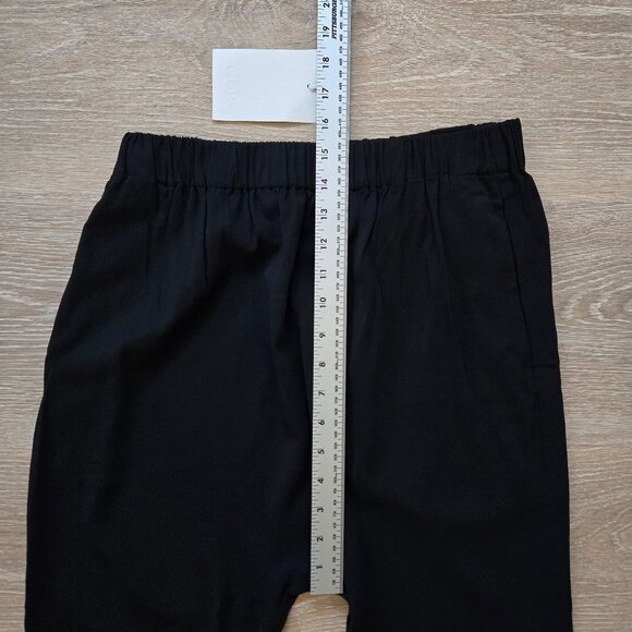 COS Drop Crotch Harem Cropped Trouser Pants Size Small MSRP $99 New With Tags - Picture 9 of 14